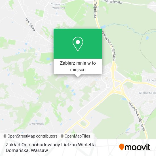 Mapa Zakład Ogólnobudowlany Lietzau Wioletta Domańska