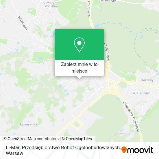 Mapa Li-Mar. Przedsiębiorstwo Robót Ogólnobudowlanych