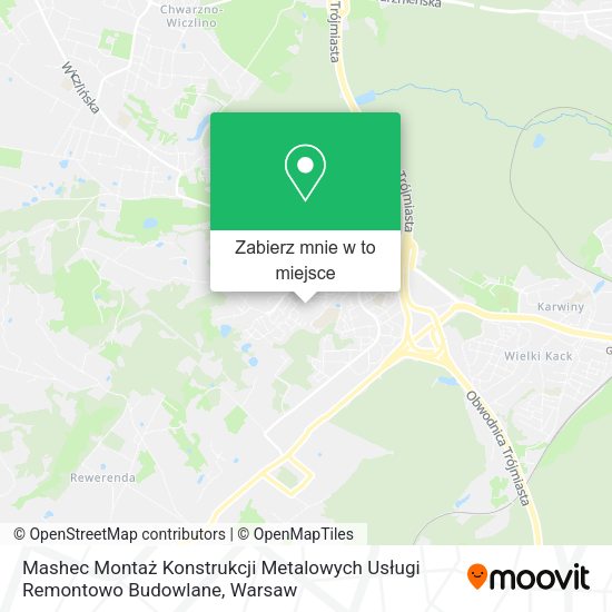 Mapa Mashec Montaż Konstrukcji Metalowych Usługi Remontowo Budowlane