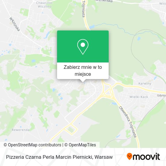 Mapa Pizzeria Czarna Perla Marcin Piernicki