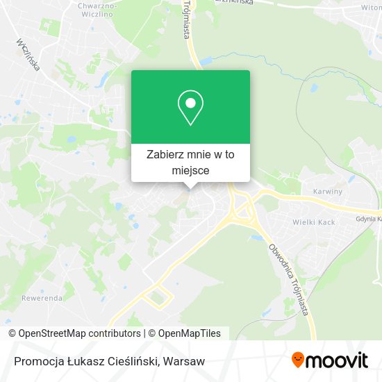 Mapa Promocja Łukasz Cieśliński