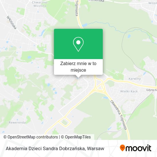 Mapa Akademia Dzieci Sandra Dobrzańska