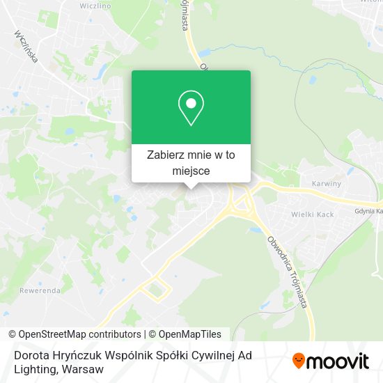 Mapa Dorota Hryńczuk Wspólnik Spółki Cywilnej Ad Lighting