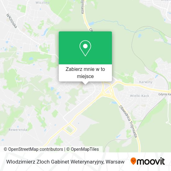 Mapa Wlodzimierz Zloch Gabinet Weterynaryjny