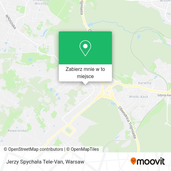 Mapa Jerzy Spychała Tele-Van