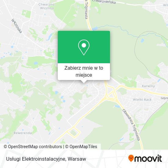 Mapa Usługi Elektroinstalacyjne