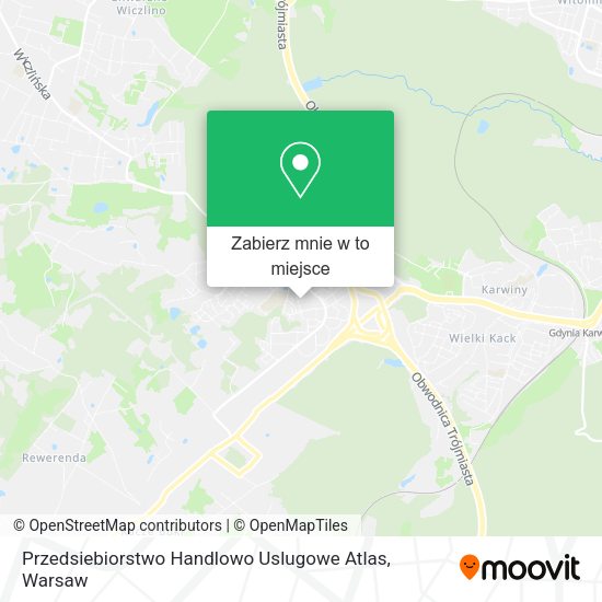 Mapa Przedsiebiorstwo Handlowo Uslugowe Atlas