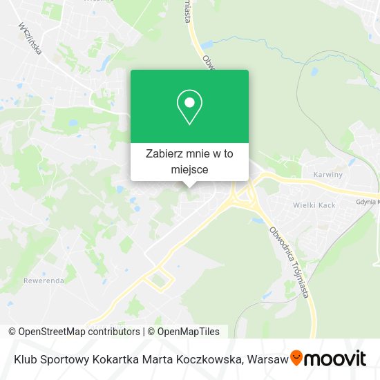 Mapa Klub Sportowy Kokartka Marta Koczkowska