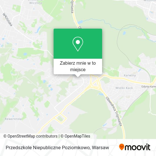 Mapa Przedszkole Niepubliczne Poziomkowo