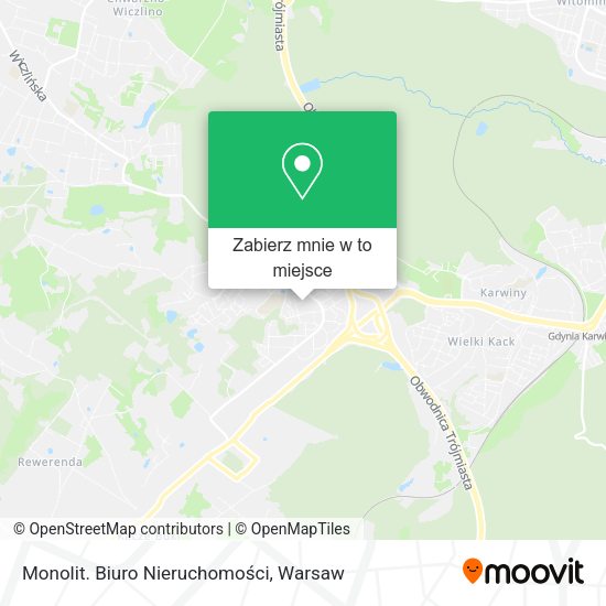 Mapa Monolit. Biuro Nieruchomości