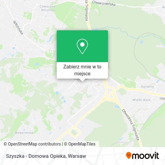 Mapa Szyszka - Domowa Opieka