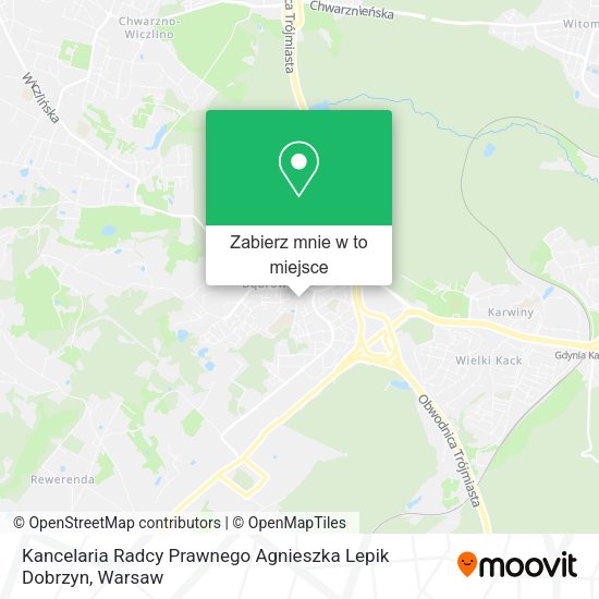 Mapa Kancelaria Radcy Prawnego Agnieszka Lepik Dobrzyn