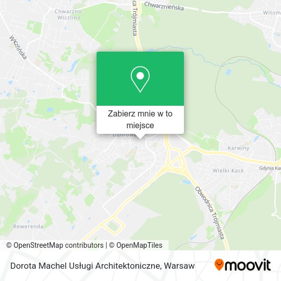 Mapa Dorota Machel Usługi Architektoniczne