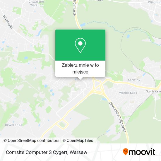 Mapa Comsite Computer S Cygert