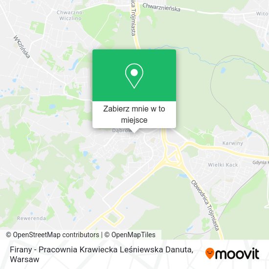 Mapa Firany - Pracownia Krawiecka Leśniewska Danuta