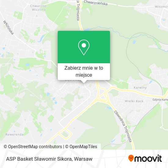 Mapa ASP Basket Sławomir Sikora