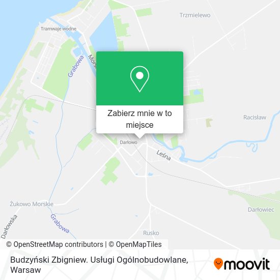 Mapa Budzyński Zbigniew. Usługi Ogólnobudowlane