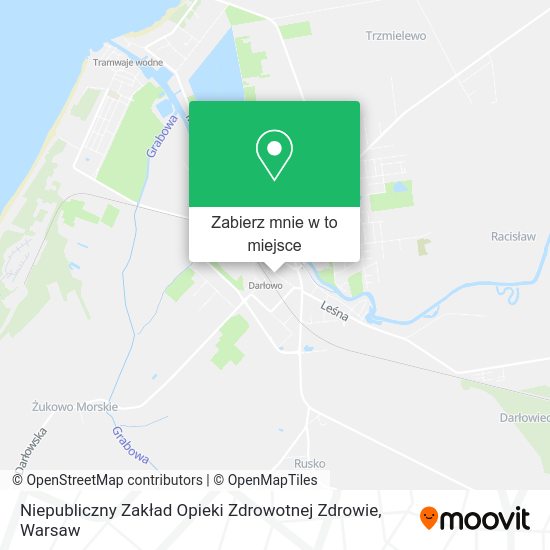 Mapa Niepubliczny Zakład Opieki Zdrowotnej Zdrowie