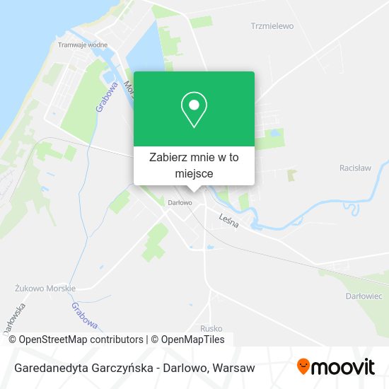 Mapa Garedanedyta Garczyńska - Darlowo