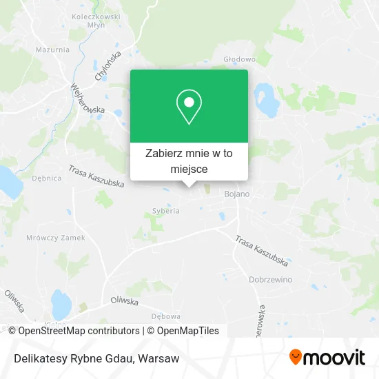 Mapa Delikatesy Rybne Gdau