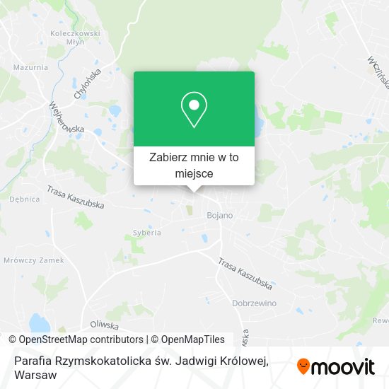 Mapa Parafia Rzymskokatolicka św. Jadwigi Królowej