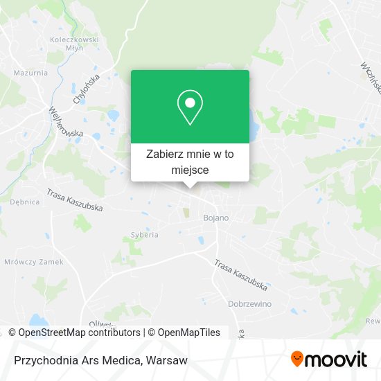 Mapa Przychodnia Ars Medica