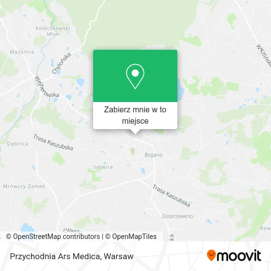 Mapa Przychodnia Ars Medica