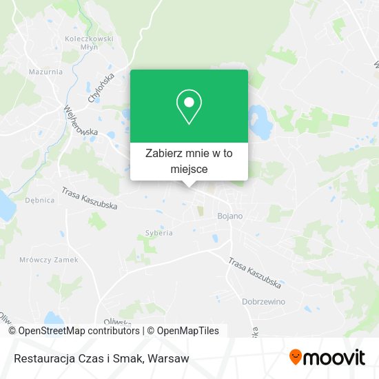 Mapa Restauracja Czas i Smak