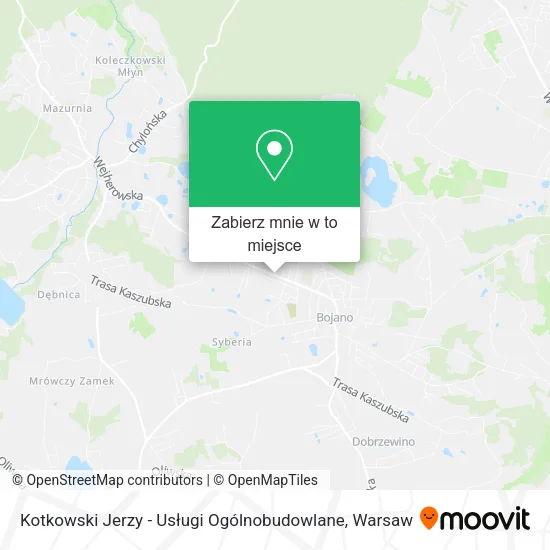 Mapa Kotkowski Jerzy - Usługi Ogólnobudowlane