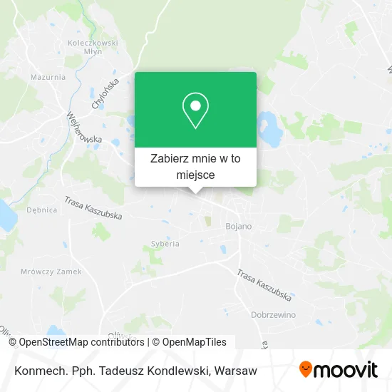 Mapa Konmech. Pph. Tadeusz Kondlewski