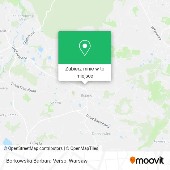 Mapa Borkowska Barbara Verso
