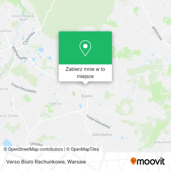 Mapa Verso Biuro Rachunkowe