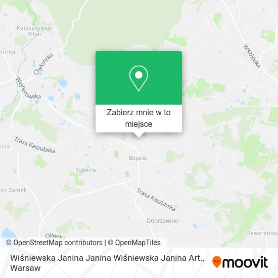 Mapa Wiśniewska Janina Janina Wiśniewska Janina Art.