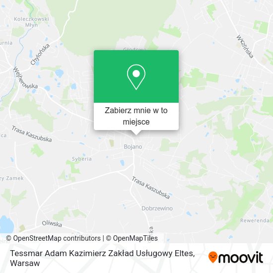 Mapa Tessmar Adam Kazimierz Zakład Usługowy Eltes