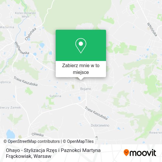 Mapa Ohayo - Stylizacja Rzęs i Paznokci Martyna Frąckowiak