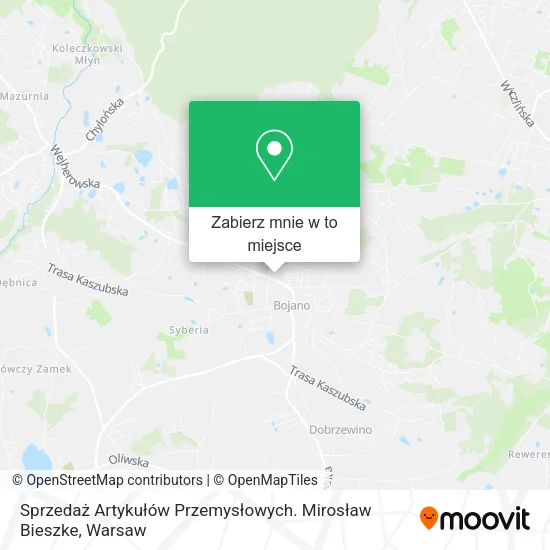 Mapa Sprzedaż Artykułów Przemysłowych. Mirosław Bieszke
