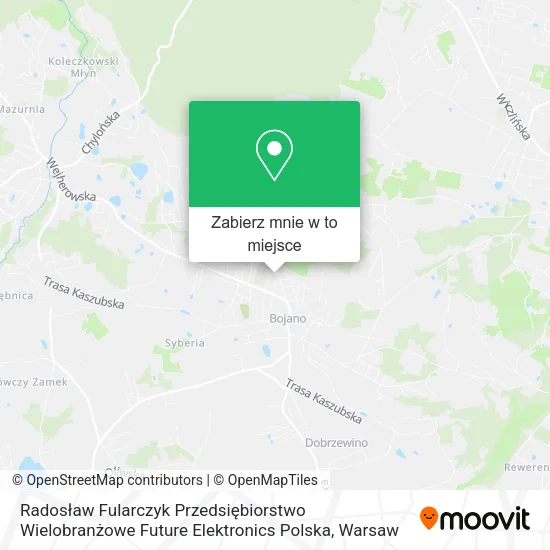 Mapa Radosław Fularczyk Przedsiębiorstwo Wielobranżowe Future Elektronics Polska