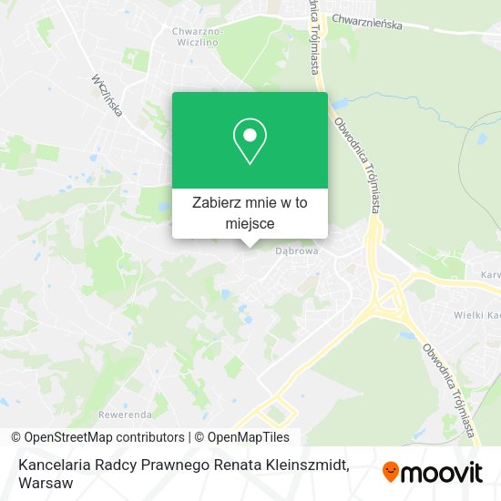 Mapa Kancelaria Radcy Prawnego Renata Kleinszmidt