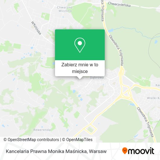 Mapa Kancelaria Prawna Monika Maśnicka