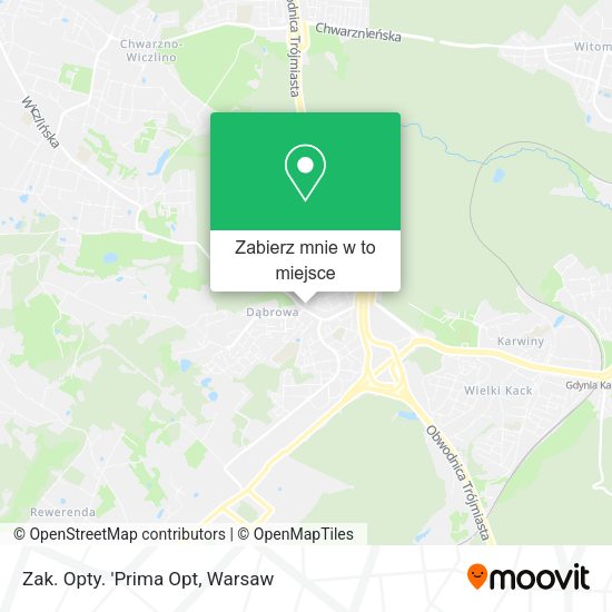 Mapa Zak. Opty. 'Prima Opt