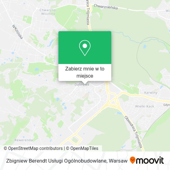 Mapa Zbigniew Berendt Usługi Ogólnobudowlane