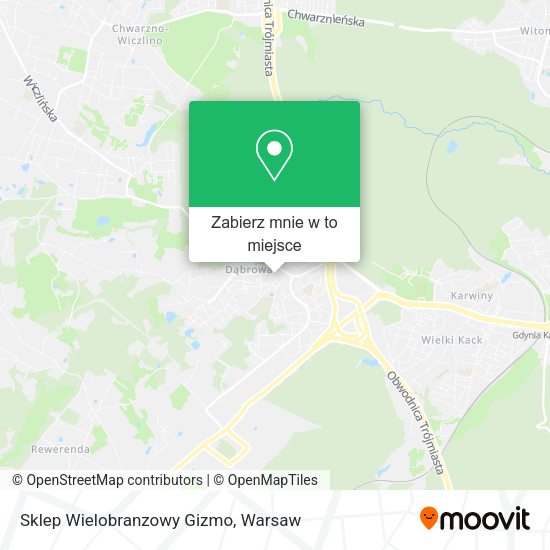 Mapa Sklep Wielobranzowy Gizmo