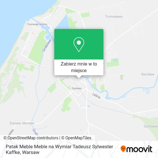 Mapa Patak Meble Meble na Wymiar Tadeusz Sylwester Kaffke