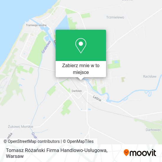 Mapa Tomasz Różański Firma Handlowo-Usługowa