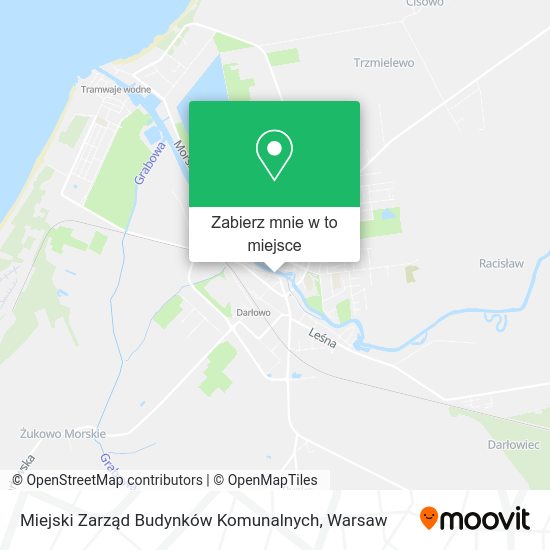 Mapa Miejski Zarząd Budynków Komunalnych