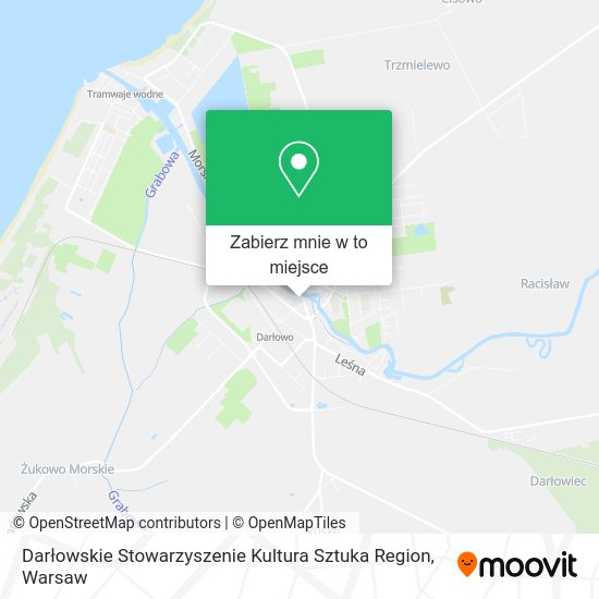 Mapa Darłowskie Stowarzyszenie Kultura Sztuka Region