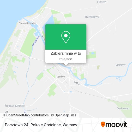 Mapa Pocztowa 24. Pokoje Gościnne