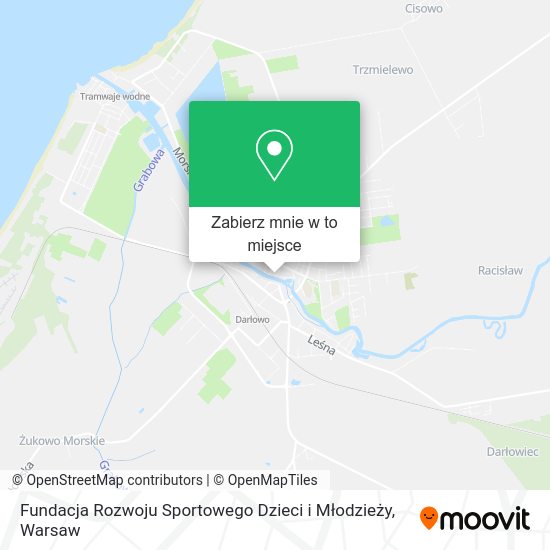 Mapa Fundacja Rozwoju Sportowego Dzieci i Młodzieży