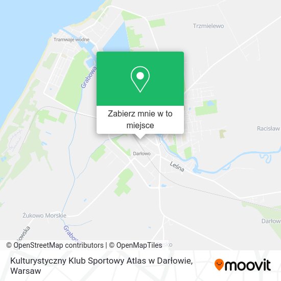 Mapa Kulturystyczny Klub Sportowy Atlas w Darłowie