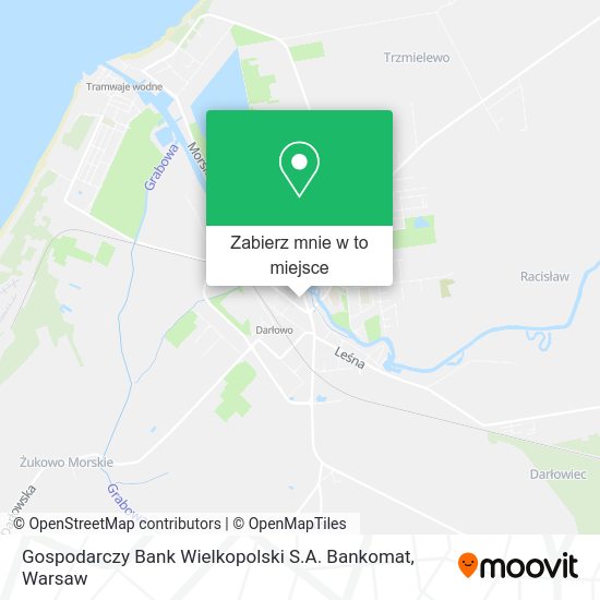 Mapa Gospodarczy Bank Wielkopolski S.A. Bankomat